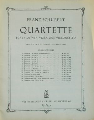 Schubert Kleinere Stucke VII