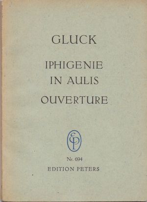 Gluck Orpheus und Eurydike - vocal and piano score