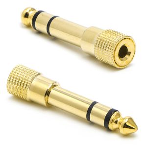 преходник за слушалки от 3.5mm стерео жак към  6.35mm (1/4