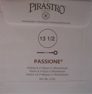 Pirastro Passione ла ( A ) единична струна за цигулка с алуминиева намотка