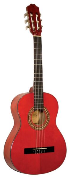 Kirkland класическа китар мод 34 размер 3/4  червена