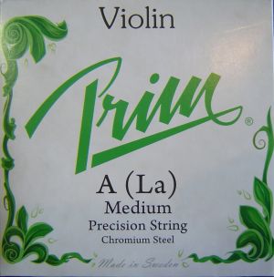 Prim Violin string A Chromium Steel - medium 