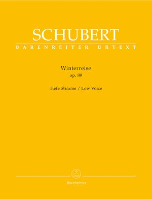 Schubert - Winterreise op.89 D 911 for low voice