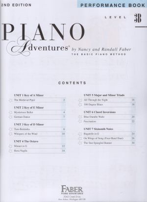 Началнa школa  за пиано   Level 3B-Performance book