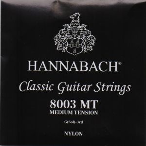 Hannabach 8003 MT medium tension G 3-та струна за класическа китара