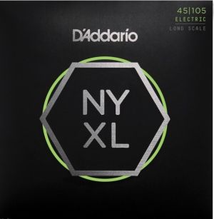 Daddario NYXL 45105 струни за бас китара nickel round wound 045 - 105