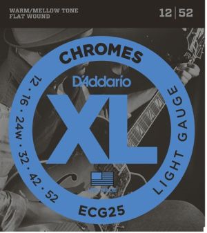 Daddario струни за електрическа джаз китара ECG 25