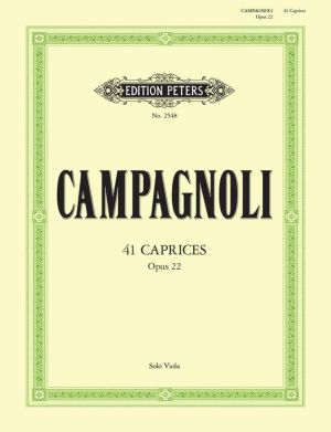 Кампаньоли -  41 Каприза за виола оп.22