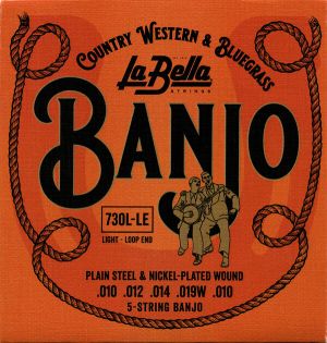 La Bella 730-LE strings for 5-strings  banjo 