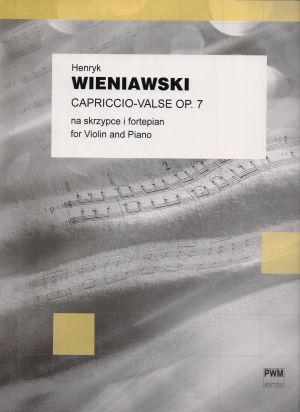Виенявски - Капричо-валс оп. 7 за цигулка и пиано