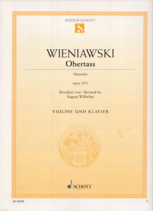 Wieniawski - Obertas Mazurka op. 19 No. 1 for violin and piano 