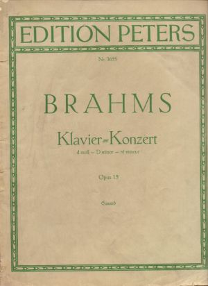 Brahms -  Piano concerto No.1 op.15 in d moll