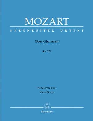 Mozart - Don Giovanni KV527 - Opera - Vocal Score