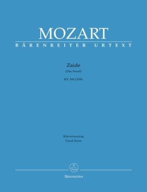 Моцарт - Зайде - клавирно извлечение
