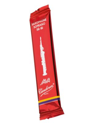 Vandoren Java red reeds for Soprano saxophone size 2 - single reed