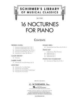 16 ноктюрни за пиано
