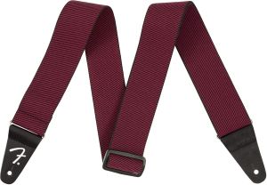 Fender Weighless Tweed  Strap red