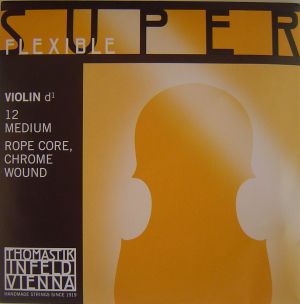 Thomastik Superflexible Violin string D Rope core/Chrome wound