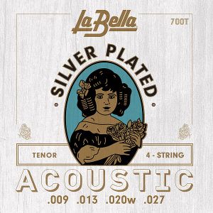 La Bella 700T Acoustic Tenor Guitar silv