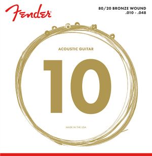 Fender® Ac. Guitar Strings 80/20 Bronze