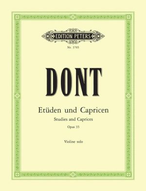 Dont - Studies and Caprices op.35 for violin