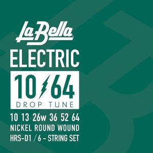 La Bella HRS-D1 Drop Tune for electric guitar strings Nickle plated 010/064