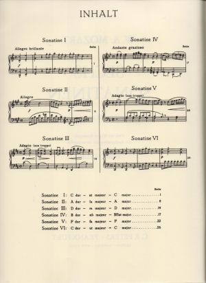 Моцарт - Шест Виенски Сонатини 