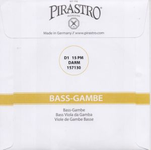 Pirastro  единична струна D1  15   за бас - гамба 
