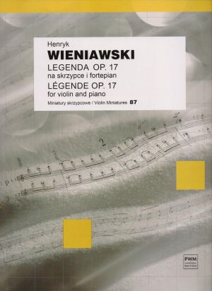 Виенявски - Легенда оп. 17  за цигулка и пиано