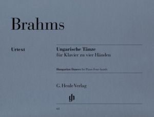  Johannes Brahms Hungarian Dances  ( four hands)