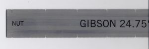 линия за прагчета ,  Gibson 24.75"