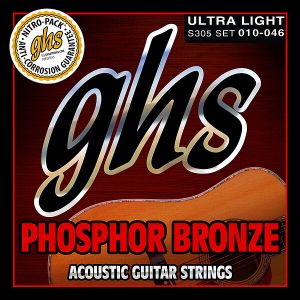 струни за акустична китара GHS S305 Phosphor Bronze 010/046
