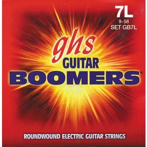 GHS струни за 7-струнна електрическа китара Boomers - GB7L - 009-058