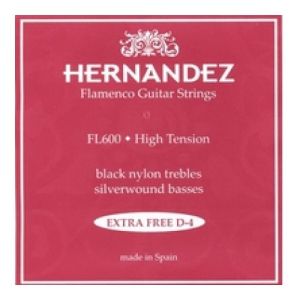 Hernandez струни за фламенко китара FL600 high  tension  черен найлон
