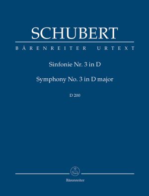 Шуберт Симфония no. 3 в D major D 200 малка партитура