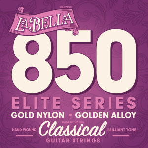 La Bella 850 Classic guitar strings - yellow nylon