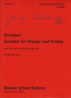 Franz Schubert  SONATAS FOR VIOLIN & PIANO