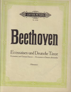 Beethoven  Ecossaises and german dances ( second hand )