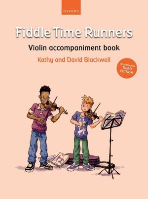 Много леки пиеси за цигулка - цигулков акомпанимент към Fiddle Time Runners тетрадка 2