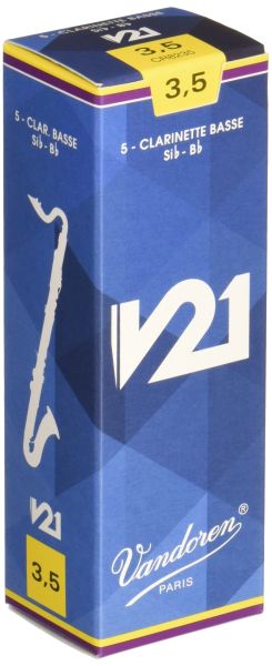 Vandoren V21 Bass Clarinet Reeds size 3  1/2 - box