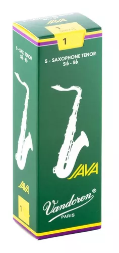 Vandoren Java reeds for Tenor saxophone size 1 - box