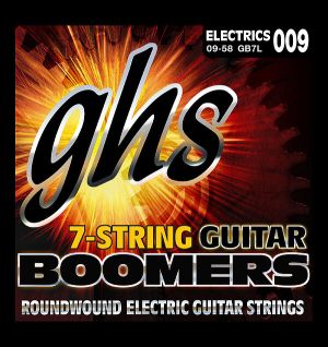 Boomers Electric guitar strings for 7-string guitar - GB7L - 009-058