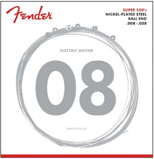 Fender 250S strings for electric guitar 008-038