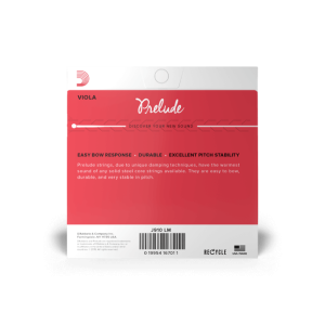 струни за виола D'Addario Prelude Viola String Set, Long Scale, Medium Tension