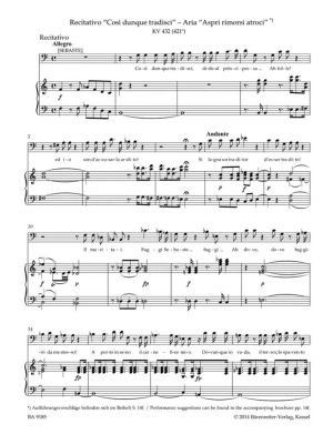 Mozart    Concert Arias For Bass Voice And Piano