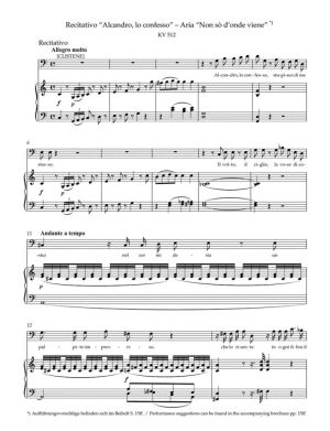 Mozart    Concert Arias For Bass Voice And Piano