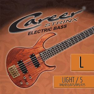 Career 5-strings Electric Bass Strings Nickel Plated - size: 040-125