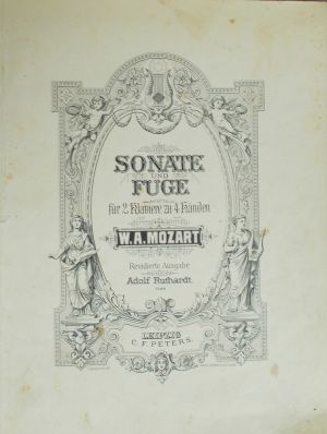 Моцарт - Соната и Фуга за 2 пиана