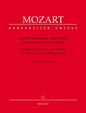 Моцарт - Сонати за пиано и  цигулка KV  301,306,296,378