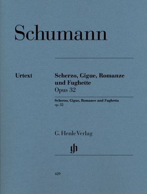 Schumann Scherzo,Gigue,Romanze und Fughette op.32